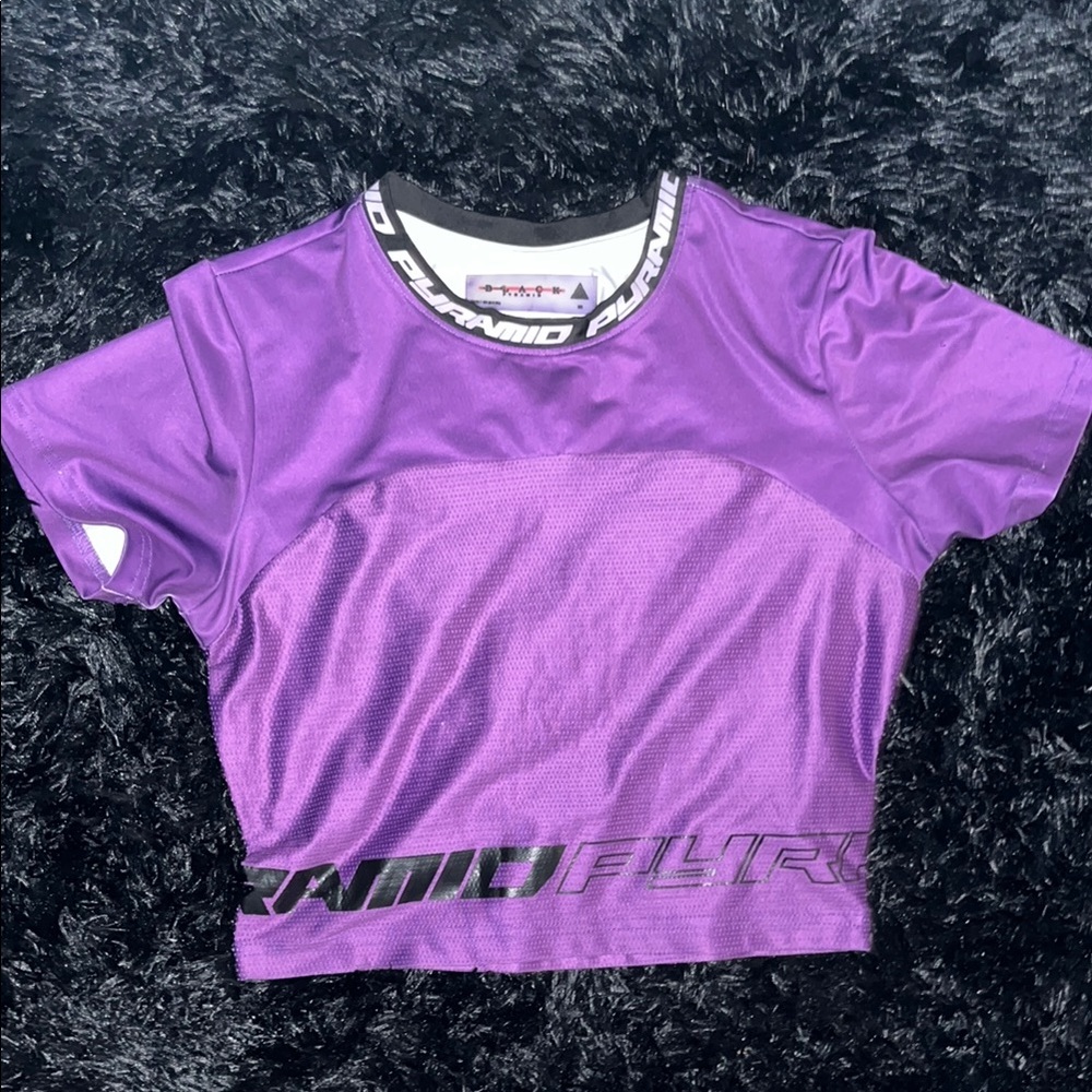 Purple Black Pyramid Shirt